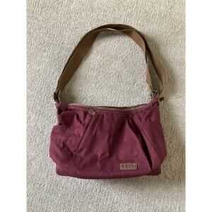Keen Westport Shoulder Bag Purse Tote Burgundy 14"x8" Hybrid Transport Crossbody